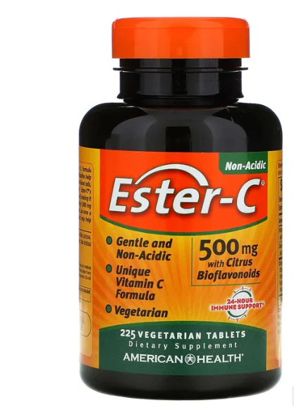 American Health, Ester-C with Citrus Bioflavonoids, 500 mg (225 Vegetarian Tablets)