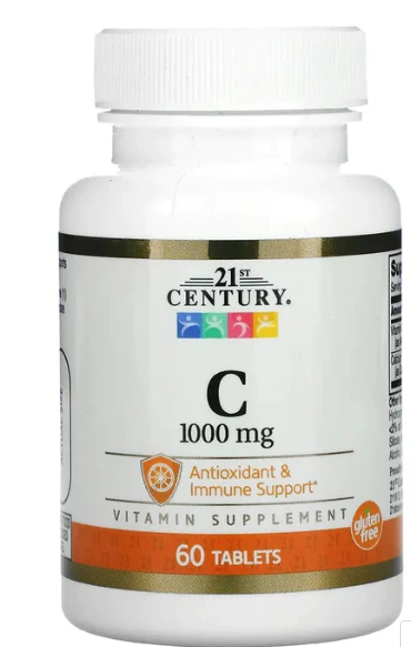 21st Century, Vitamin C, 1,000 mg (60 Tablets)